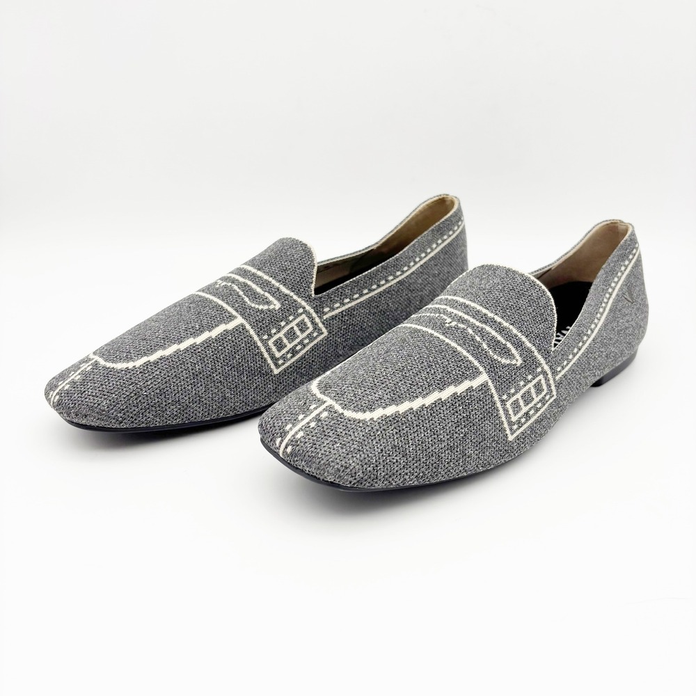 NWB Vivaia Sierra Slip On Washable Loafers in Gray Size 40 - Picture 5 of 16